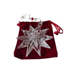 Waterford Crystal Annual Snowstar 2007  Xmas Tree Ornament Enhancer Ireland